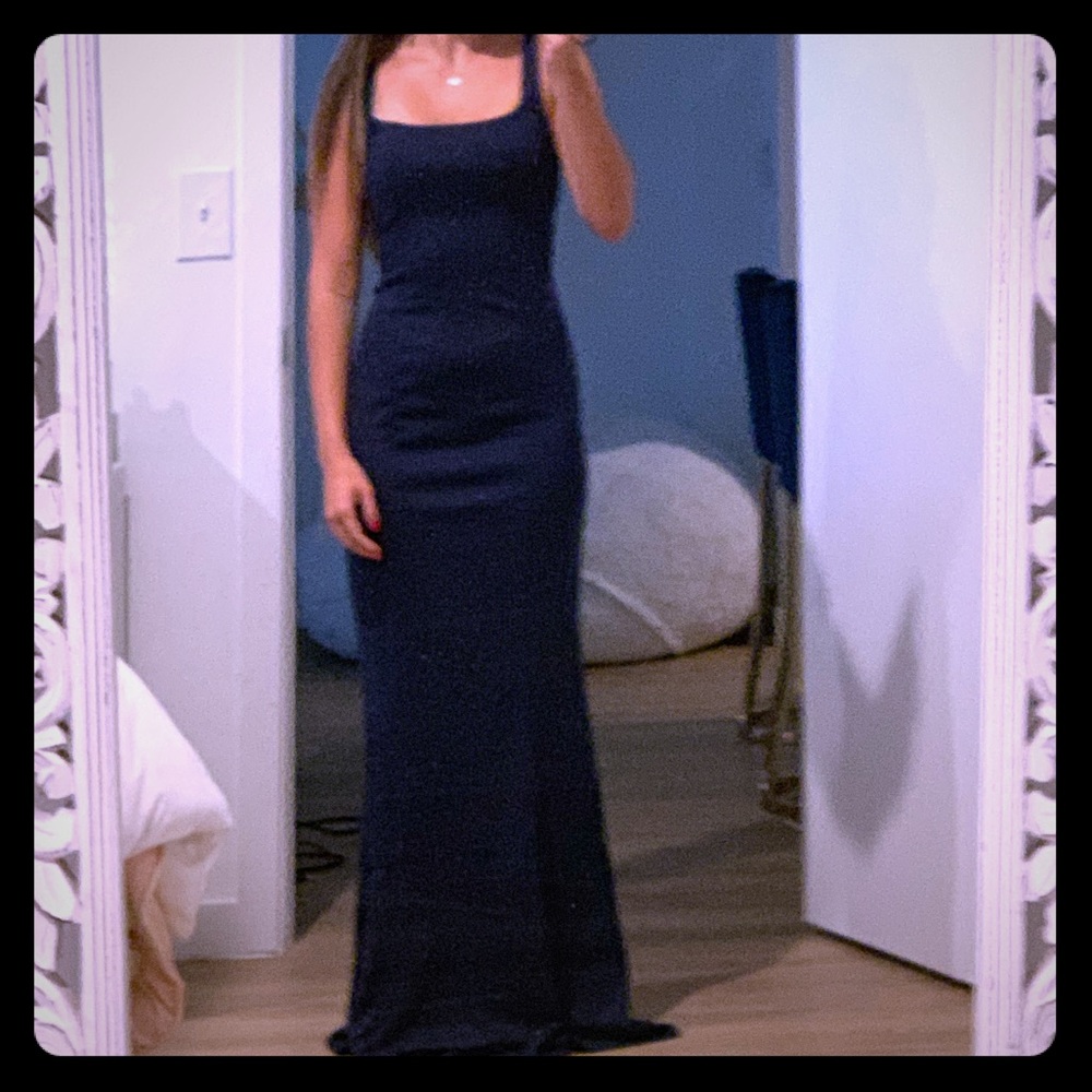 show me your mumu - belinda dress rich navy